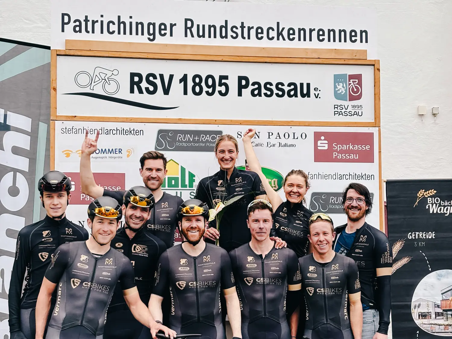 CS ROADteam: Passau: 3 Rennen, 3 Podien